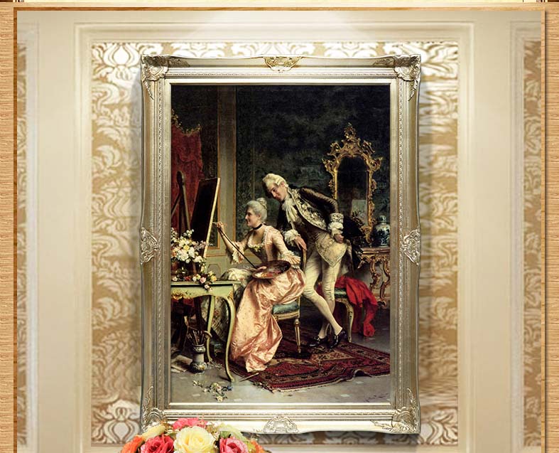 tranh trang trí phong cách cổ điển châu âu HYY125-5